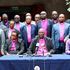 Anglican Church of Kenya led by Archbishop Jackson Ole Sapit (centre) with other clergy member