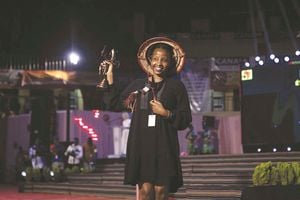 Kenyan film director Angela Wamai