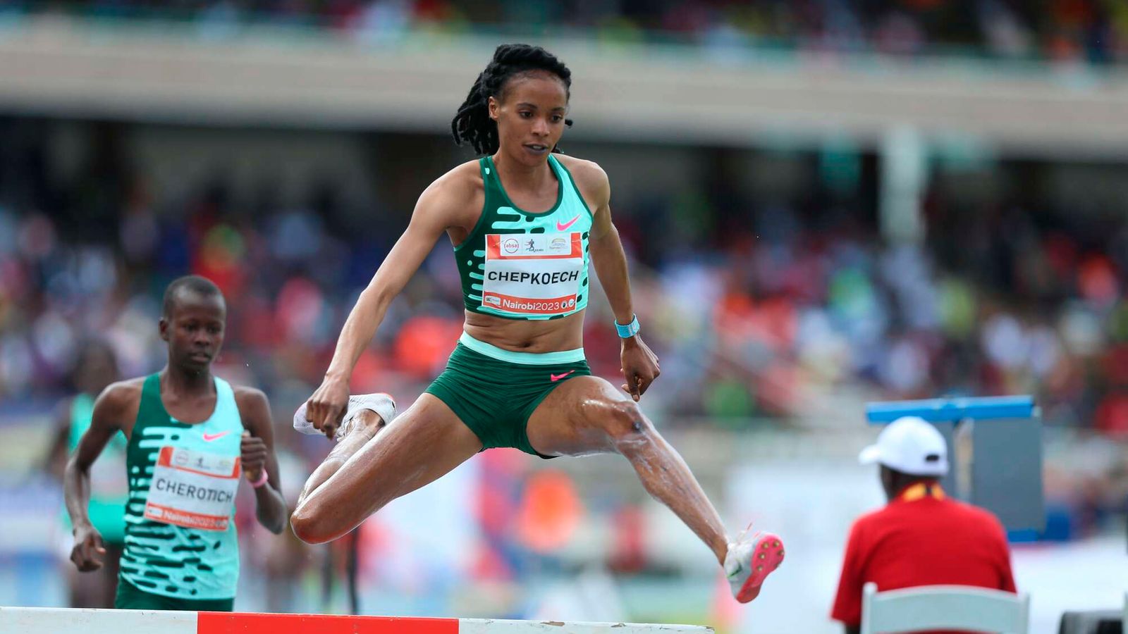 Beatrice Chepkoech destroys the field at Kip Keino Classic Nation