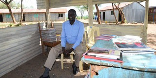 Elijah Kipton, the headteacher of Kapindasum Primary School in Baringo South Constituency