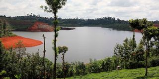 A view of Karimenu II Dam in Gatundu North in Kiambu County