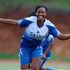 Gaspo's Lydia Waganda celebrates her goal 