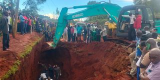 kericho trench collapse
