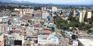 A view of Eldoret town in Uasin Gishu County
