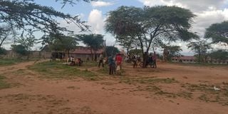 Residents of Kanyerus area along the Kenya-Uganda border on April, 20, 2023