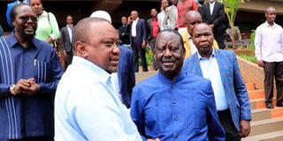 Raila and Uhuru