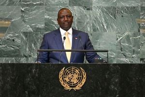 President William Samoei Ruto addresses the 77th session of the United Nations General Assembly 
