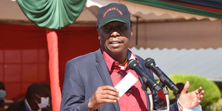Kanu chairman Gideon Moi in a past event