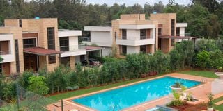 An overview of some of the houses at Amara Ridge in Karen, Nairobi