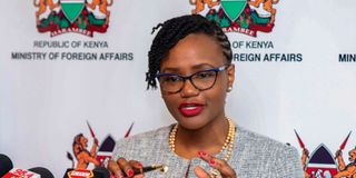 Principal Secretary Ministry of Foreign and Diaspora Affairs Roseline Njogu 