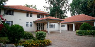 The palatial house in Runda purchased for then-Chief Justice Willy Mutunga
