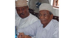 Prof Mohamed Abdulaziz in this photo taken on May 19, 2011 in Mombasa.