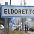 An Eldoret town signage. 