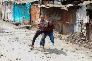Mathare slum,