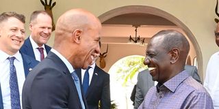 President William Ruto meets Mr Brian Nelson