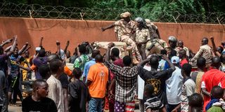 Nigerien protesters