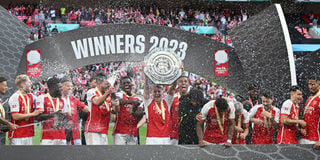 Arsenal win Community Shield