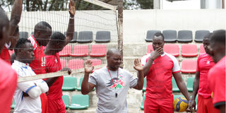 Wafalme Stars assistant coach Sammy Mulinge