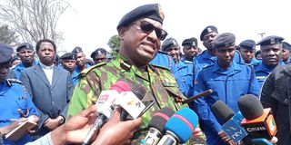 Inspector General of Police Japhet Koome