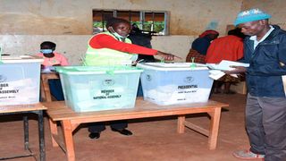 Ballot boxes,