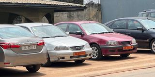 Number plates of cars issued according to regions in Cameroon