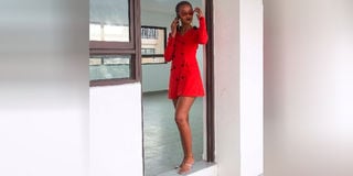 Fashion model Hanna Wanjiru