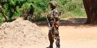 Kenya Defence Forces soldier