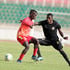 Khamis Atari (left) of Al Merriekh FC Juba