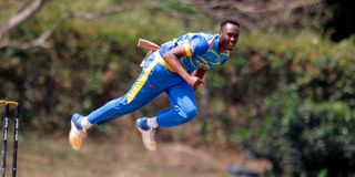 Kanbis 'A' bowler Emmanuel Bundi 
