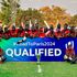 Kenya Sevens team celebrates after beating South Africa