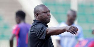 Shabana FC coach Sammy Okoth