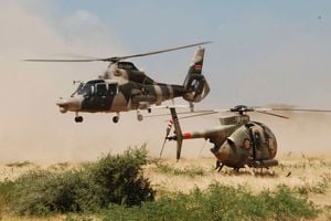 Kenya Defence Forces’ combat helicopters 