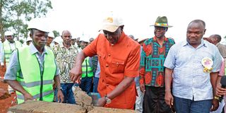 President William Ruto in Nyanza