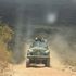 An armored personnel carrier patrols Marigat-Mochongoi road in Baringo County on February 16, 2023