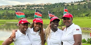 Kenya's women golf team