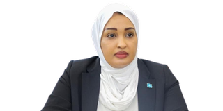 Somalia’s Minister for Environment and Climate Change Khadija Almakhzoumi