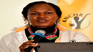 Kenya National Commission on Human Rights chairperson Roselyne Odede
