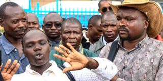 Teachers working in North Eastern region outside the TSC headquarters