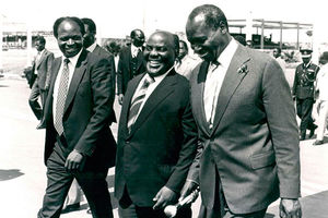 Ugandan President Godfrey Binaisa