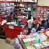 Parents purchase school items at Khimji Bookshop in Nyeri town
