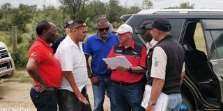 WRC Safari Rally officials