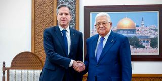 US Secretary of State Antony Blinken in Palestine