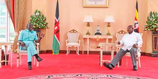 Ruto meets Museveni
