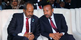 Hassan Sheikh Mohamud and Abiy Ahmed