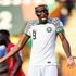 Nigeria forward Victor Osimhen reacts