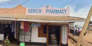 Kerich Pharmacy located in Iten, Elgeyo Marakwet county 