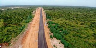 the Hindi-Junction to Kililana’s Lamu Port site access road