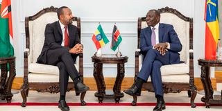 William Ruto and Abiy Ahmed
