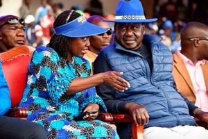 Raila Odinga and Martha Karua