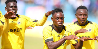 Tusker midfielder John Njuguna 